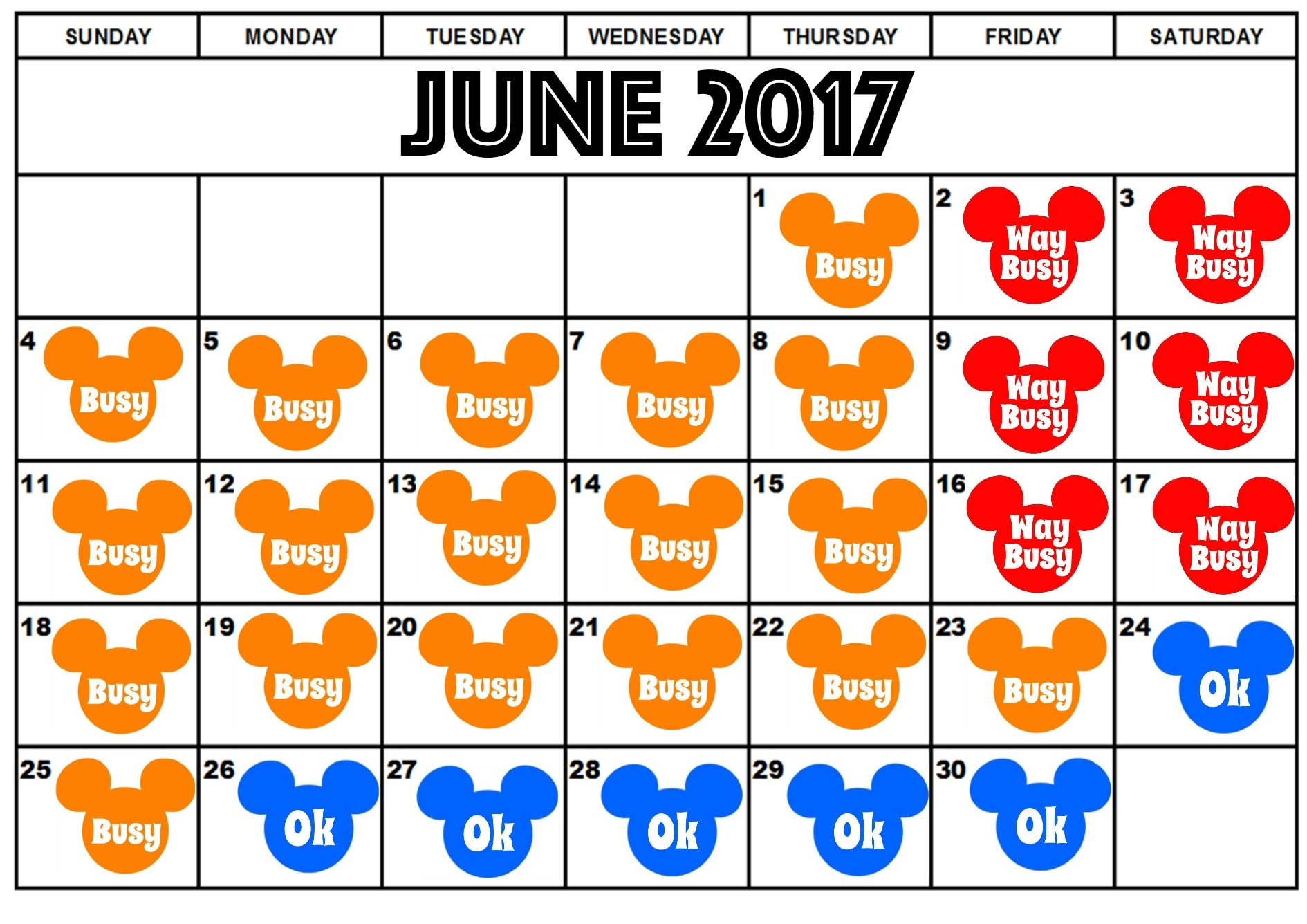 Best Days to Visit Disneyland in 2017 The Mommy Mouse Clubhouse