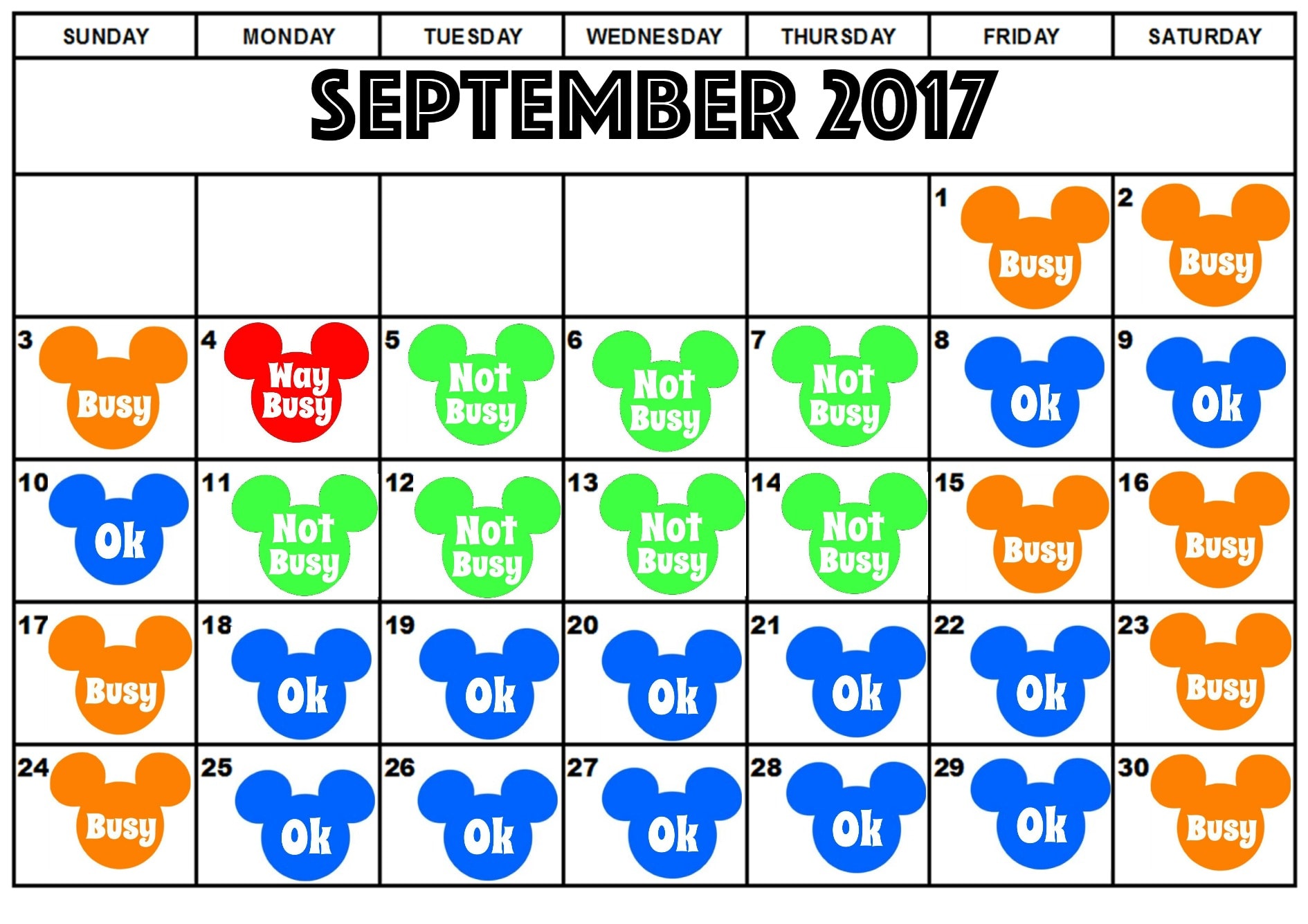 Best Days to Visit Disneyland in 2017 - The Mommy Mouse Clubhouse