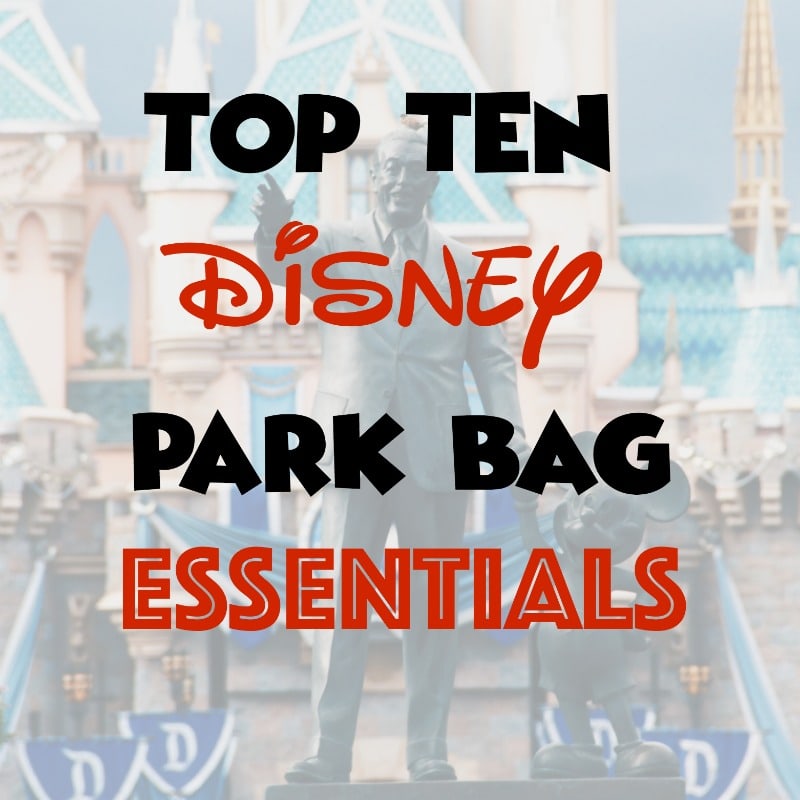 Top Ten Disney Park Bag Essentials The Mommy Mouse Clubhouse