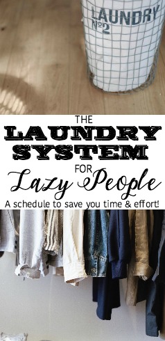 The Laundry System for Lazy People