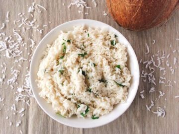 Easy Five Minute Coconut Rice - The Mommy Mouse Clubhouse