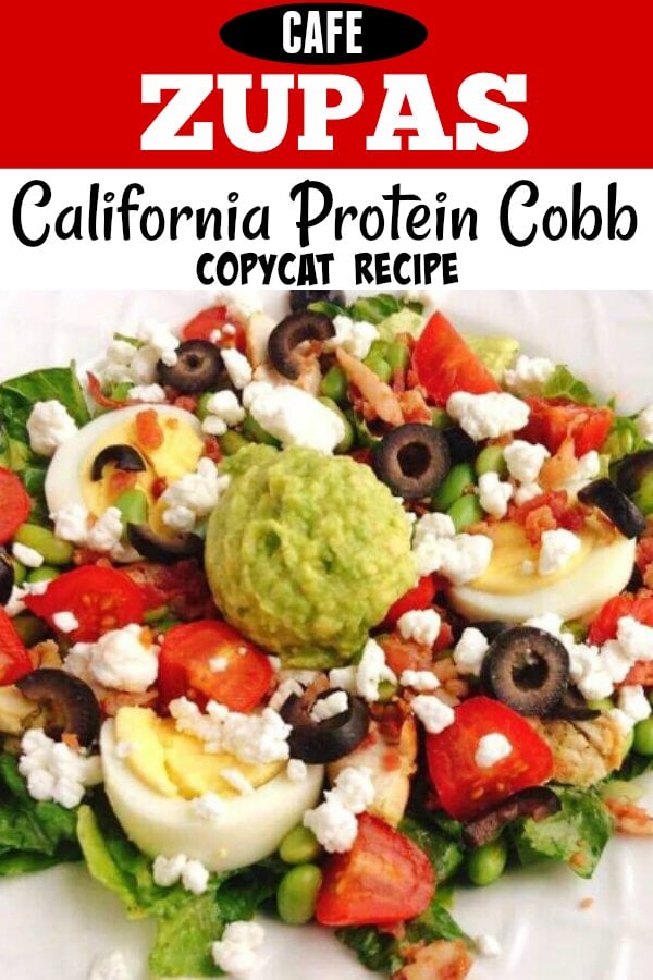 Cafe Zupas California Protein Cobb Salad The Mommy Mouse Clubhouse