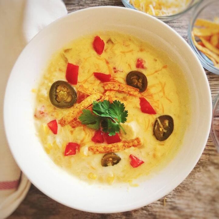 Easy Southwest Chicken Corn Chowder
