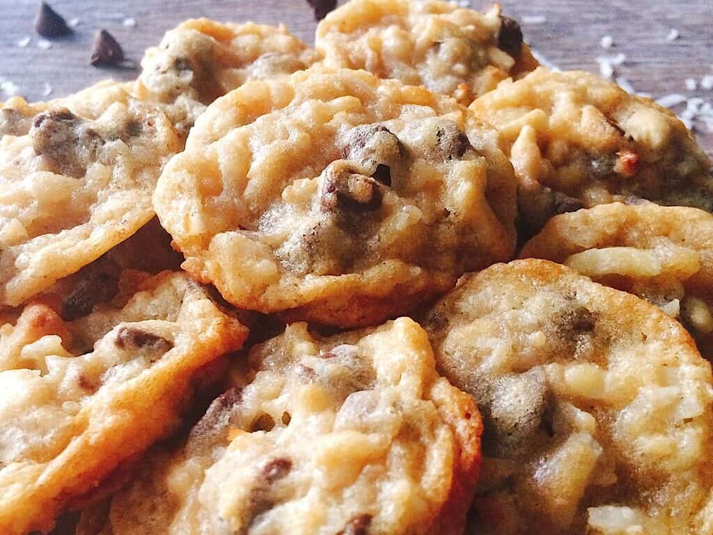 Almond Joy Chocolate Chip Cookies