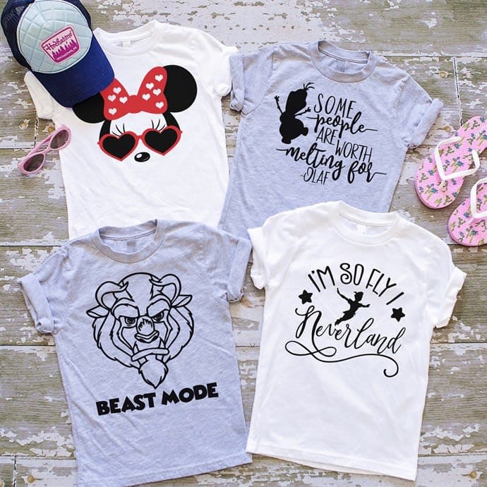 disney character shirts