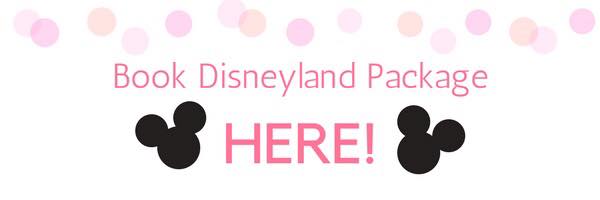 Clickable Banner with text "Book Disneyland Package Here!"