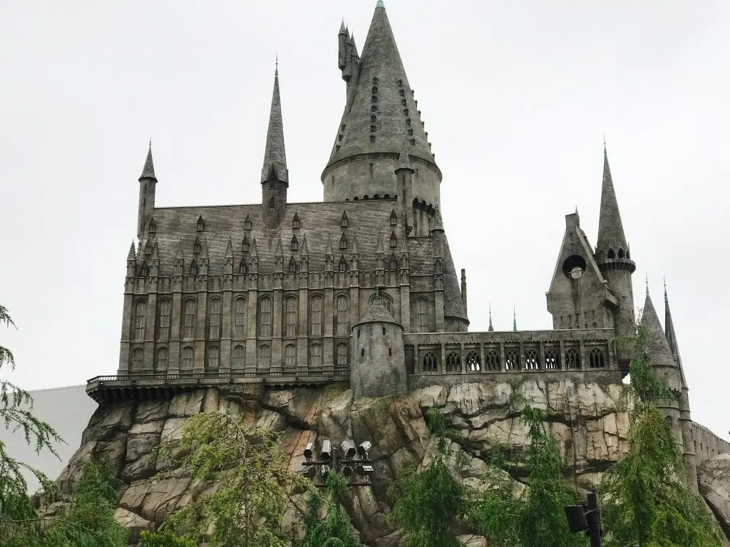 Hogwarts castle at Universal Studios Hollywood.