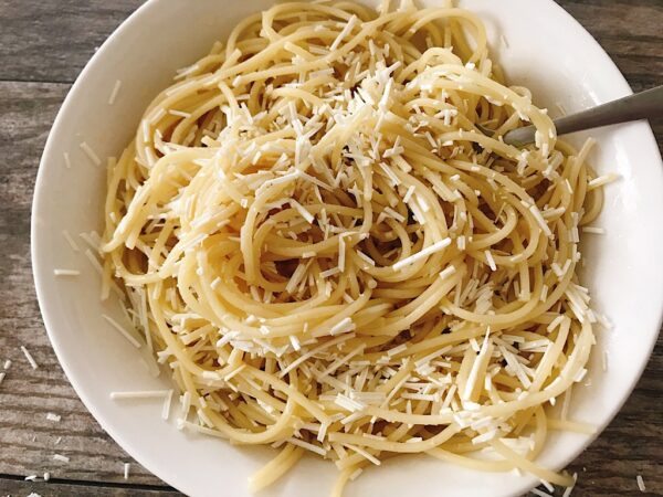 Spaghetti with Browned Butter and Mizithra Cheese - The Mommy Mouse ...
