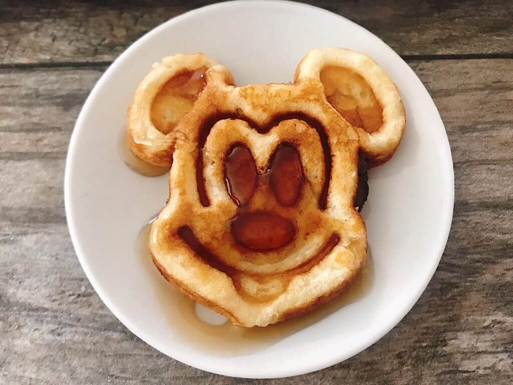 mini mickey waffles