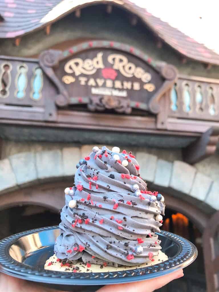 The Grey Stuff in front of Red Rose Tavern at Fantasyland at Disneyland