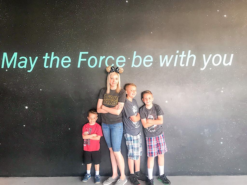 Star Wars Wall at Disneyland