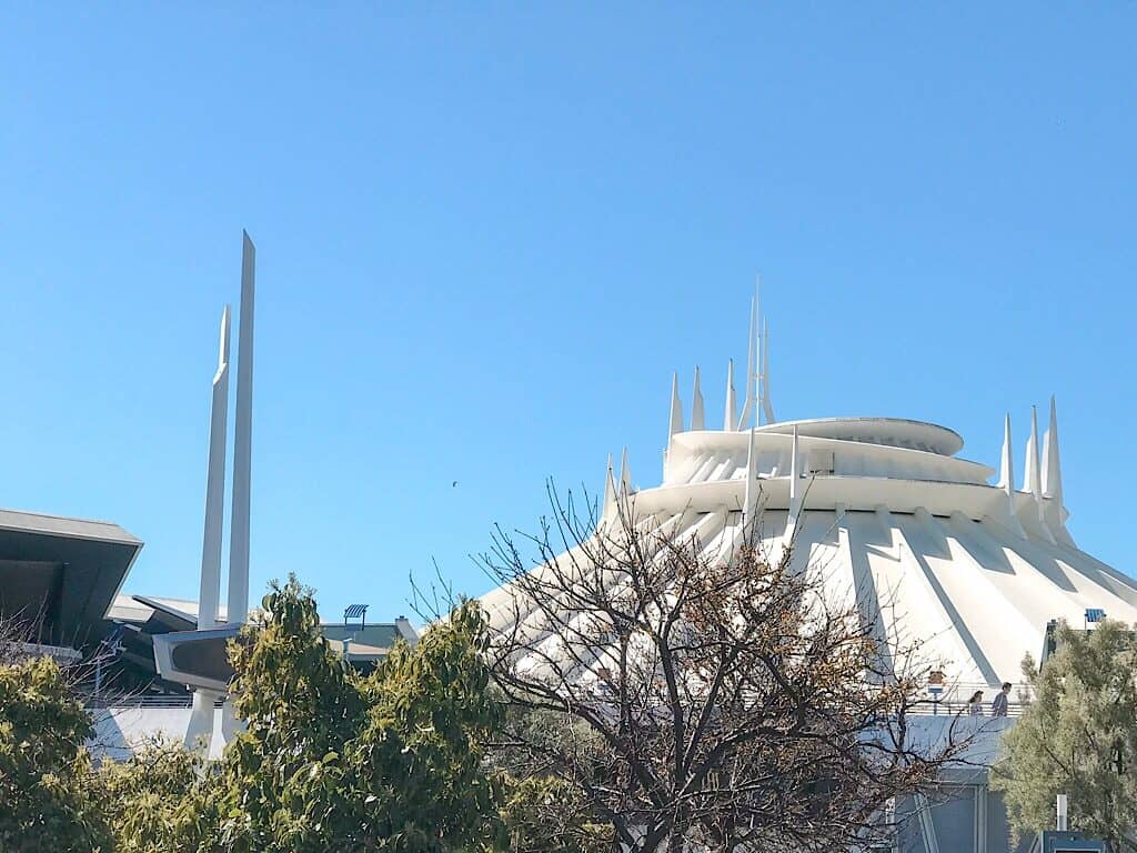 Space Mountain at Disneyland