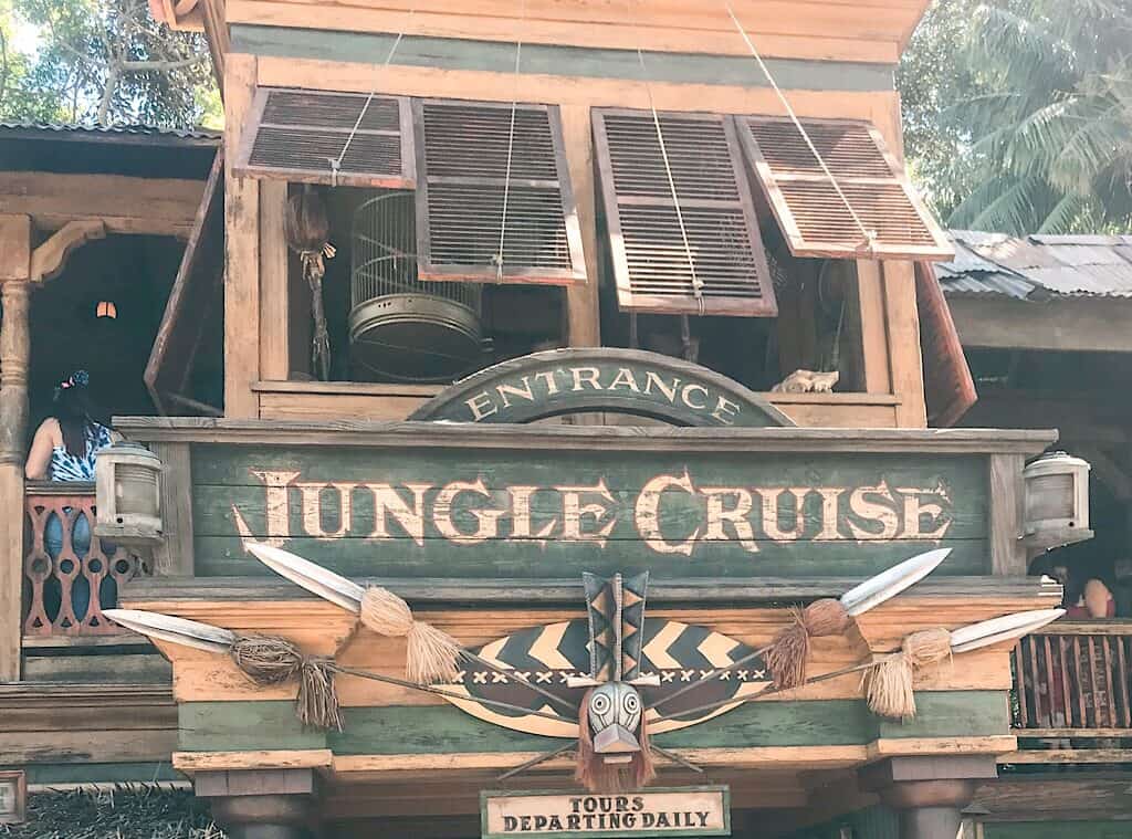 The Jungle Cruise entrance at Disneyland 