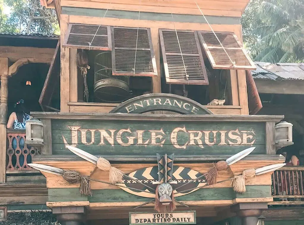The Jungle Cruise entrance at Disneyland 