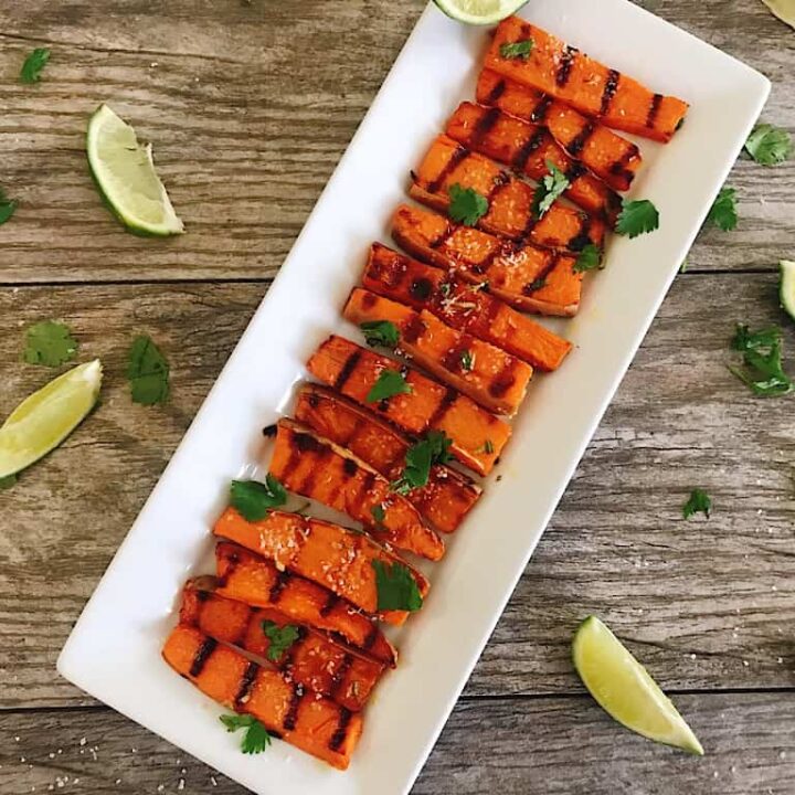 Grilled Sweet Potato Wedges