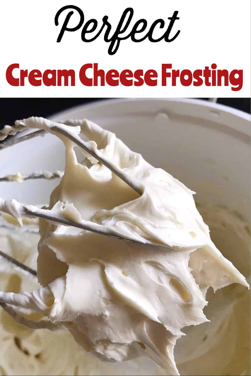 Perfect Cream Cheese Frosting - The Mommy Mouse Clubhouse