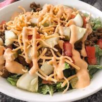 Big Mac Chopped Salad