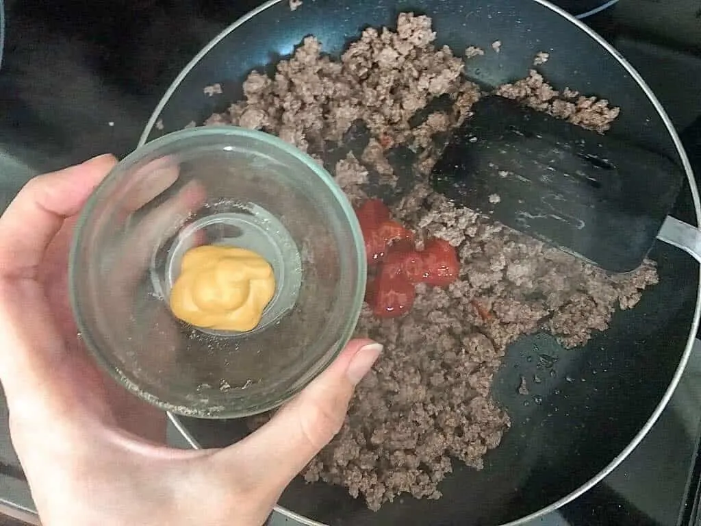 Mustard for a Big Mac salad