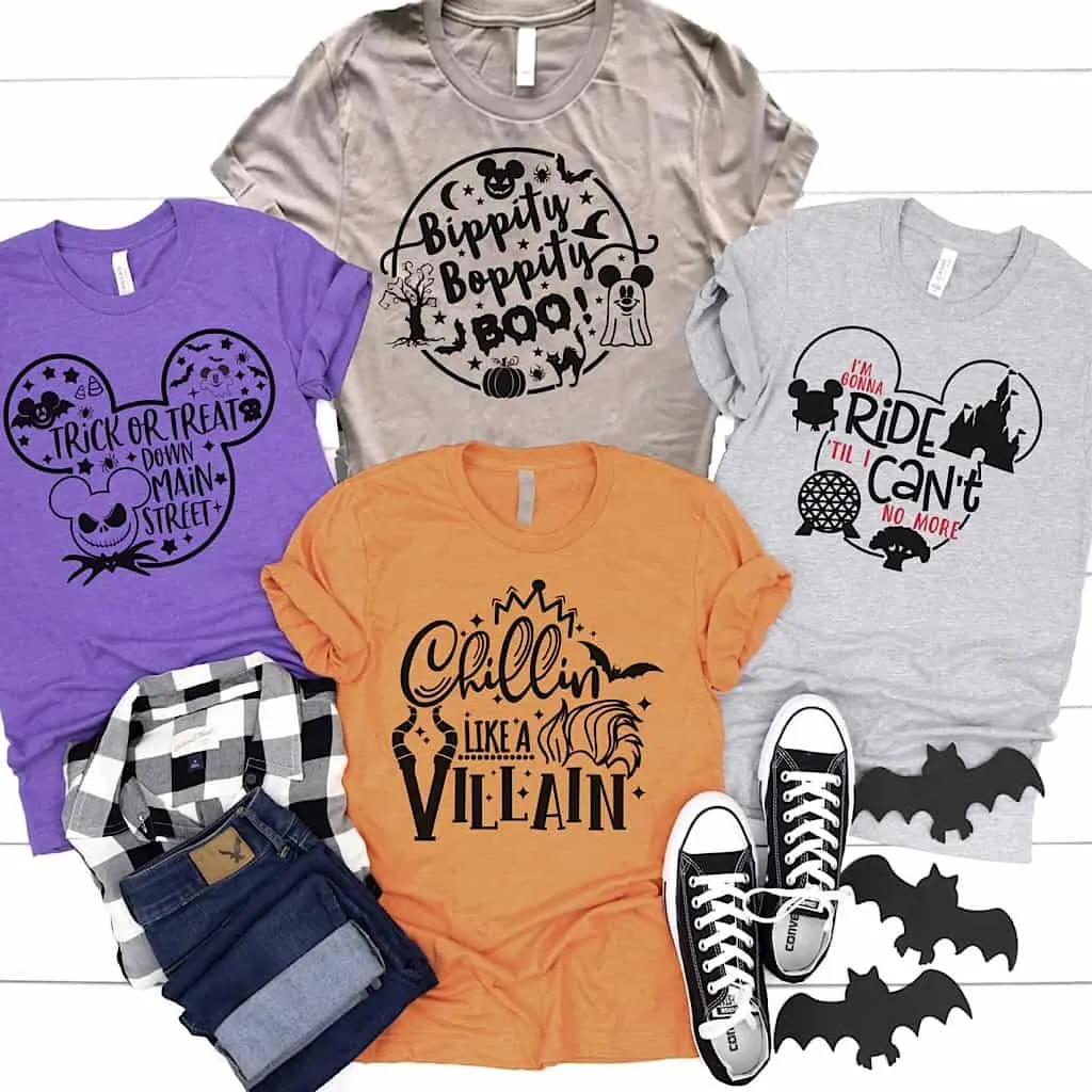 Cute Halloween Disney-Themed shirts