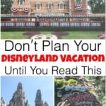 Don't Plan Your Disneyland Vacation Until You Read This