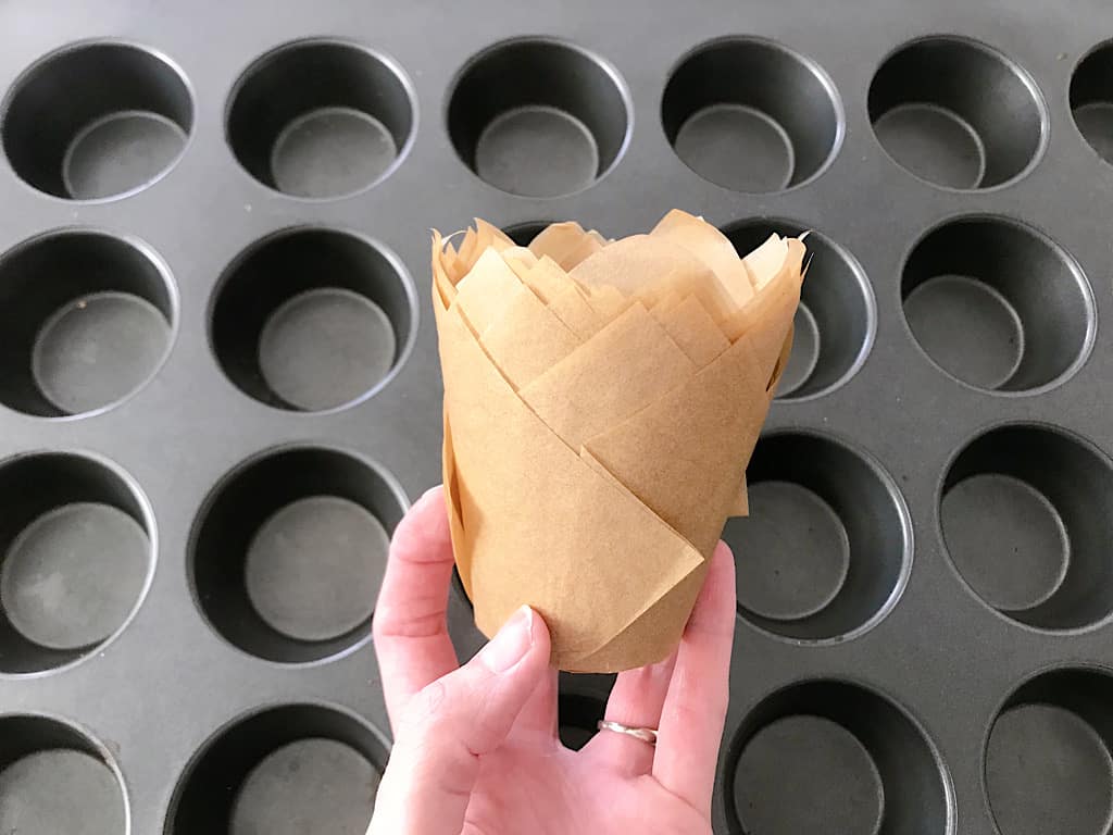 Parchment Cupcake Liners for Disneyland's Graveyard Cupcakes