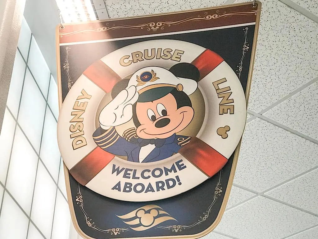 Disney Cruise Welcome Flag