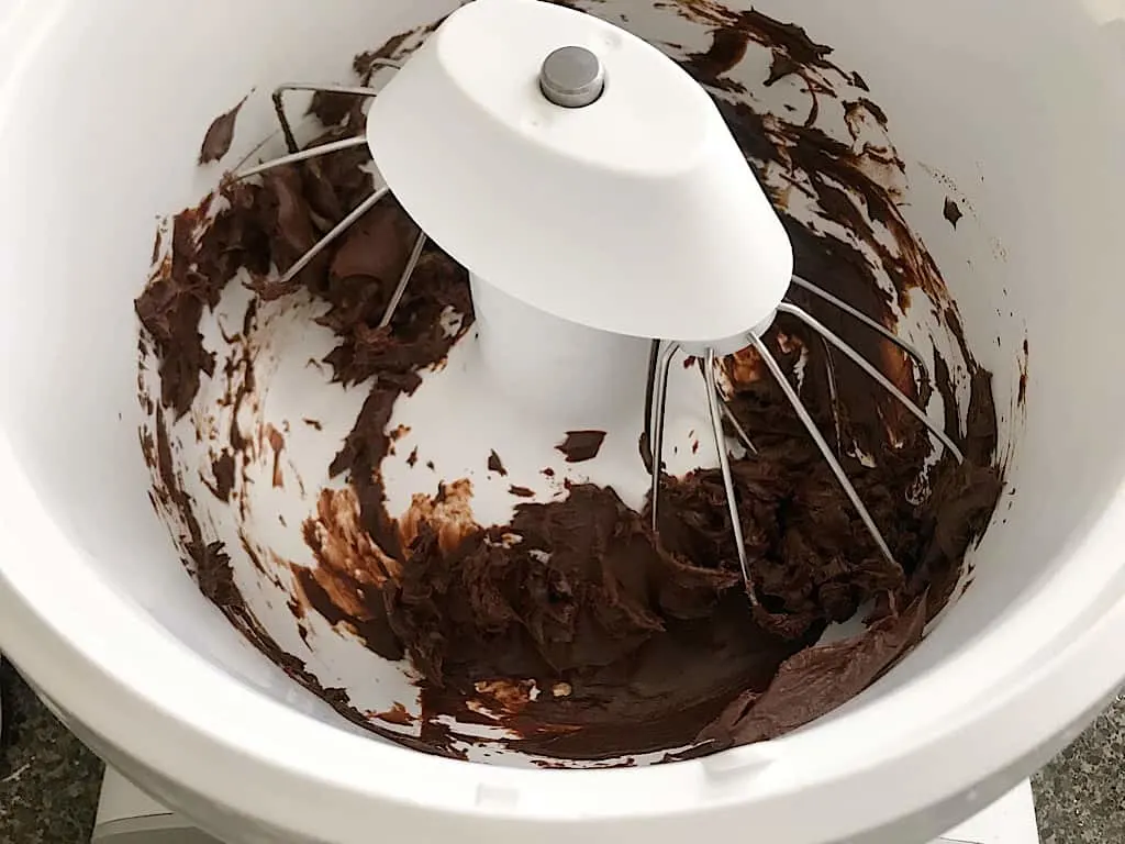 Whipped chocolate ganache
