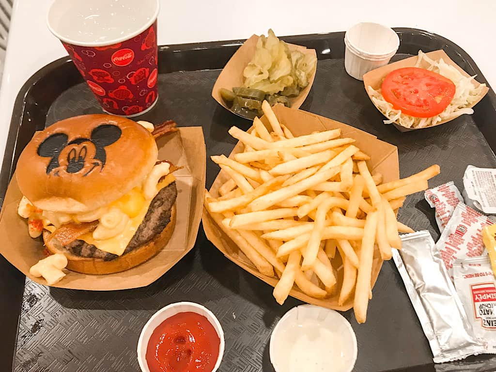 Mickey Mouse Cheeseburger