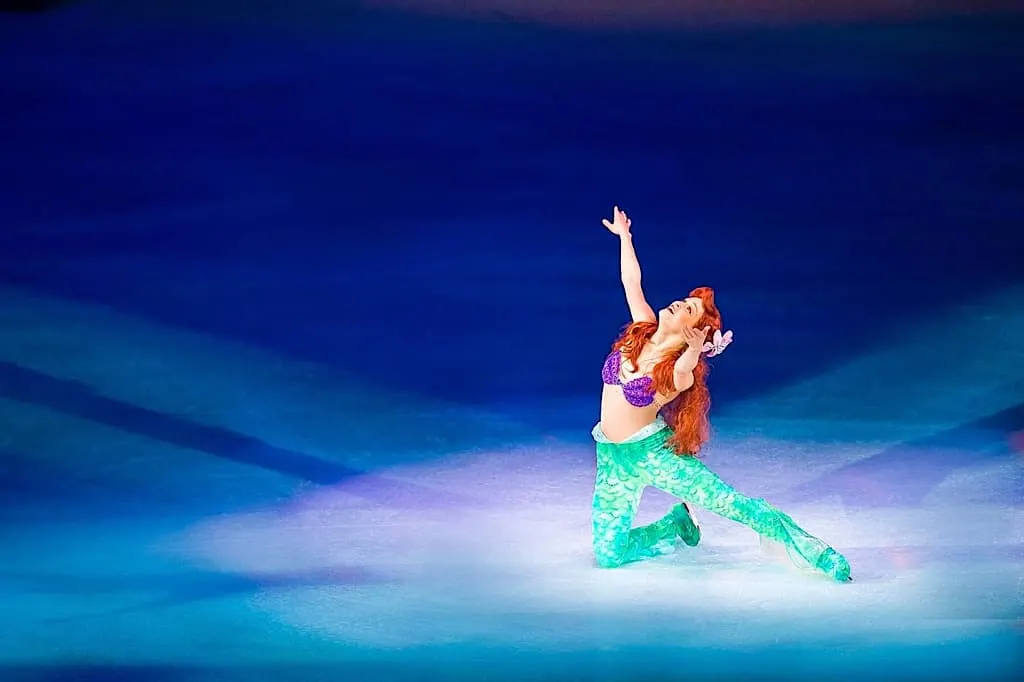 Ariel from The Little Mermaid at Disney on Ice
