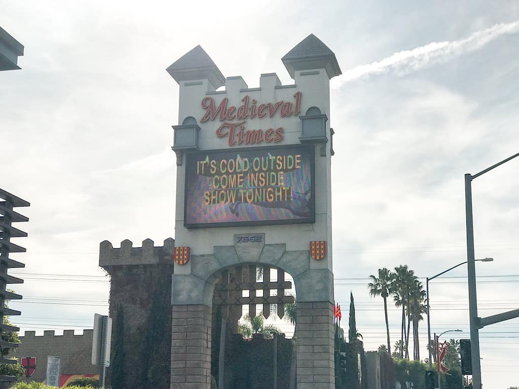 Medieval Times Dinner Show in Buena Park California