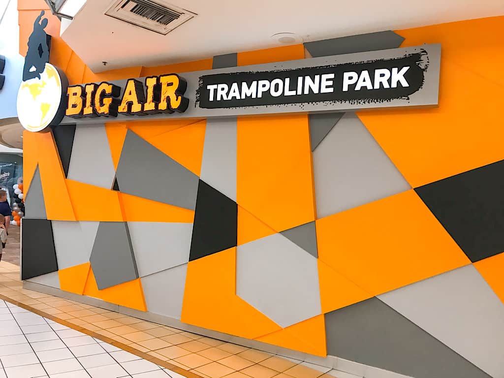 Big Air Buena Park entrance sign