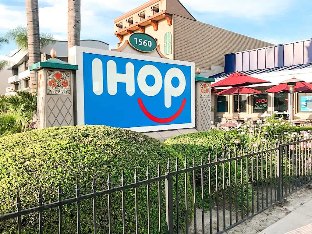 IHOP across the street from Disneyland