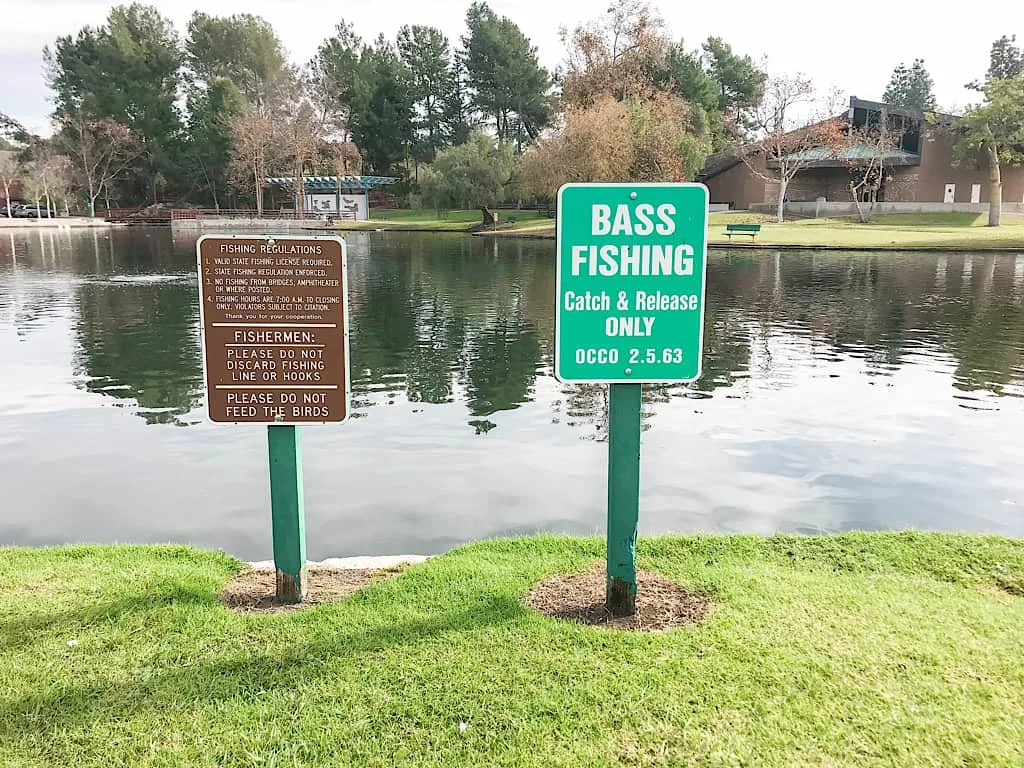 Fishing atRalph B Clark Regional Park