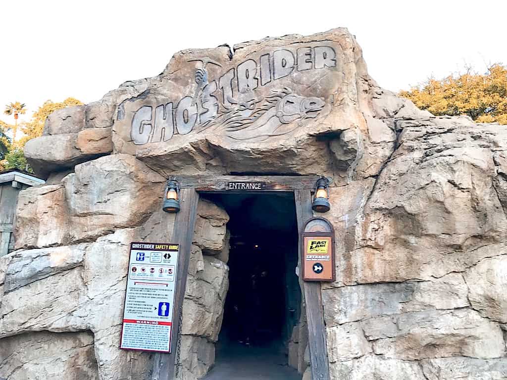 Ghost Rider Roller Coaster at Knott's Berry Farm