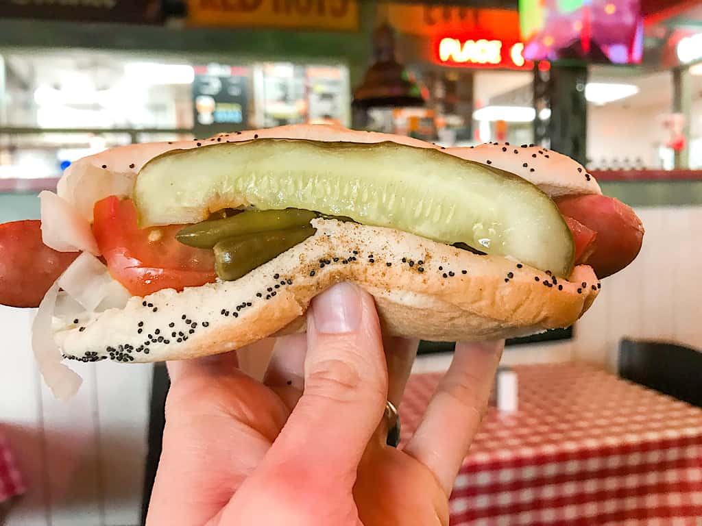 Portillo's Dog hot dog from Portillo's in Southern California