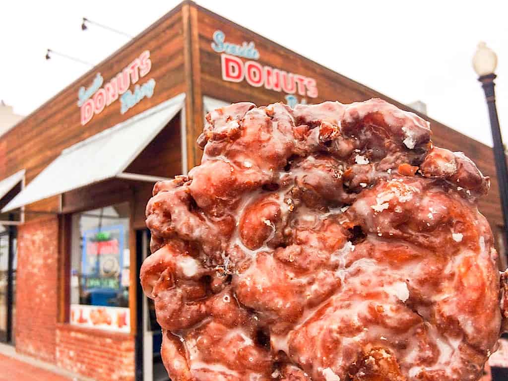 Apple Fritter at Seaside Bakery in Newport Beach California