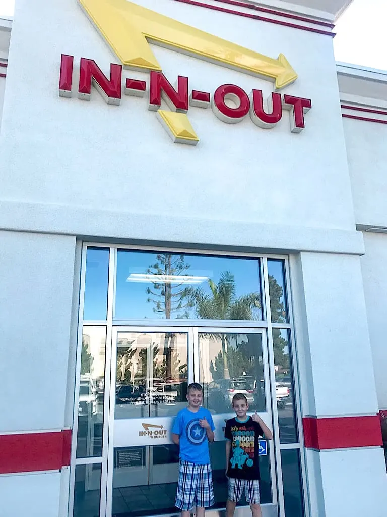 In-N-Out Burger in Orange County California
