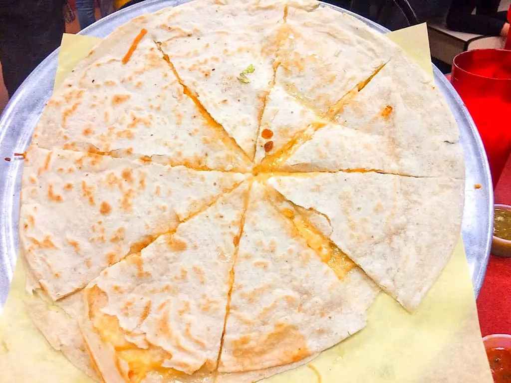Large Cheese Quesadilla from Los Sanchez Mexican Restaurant