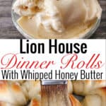 Lion House Dinner Rolls with Whipped Honey Butter