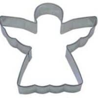 Cybrtrayd R and M Angel 4-Inch Cookie Cutter in Durable, Economical, Tinplated Steel