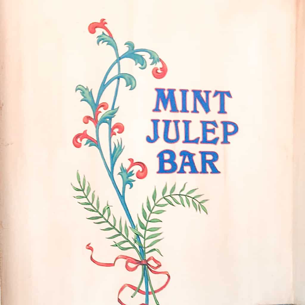 Mint Julep Bar at Disneyland