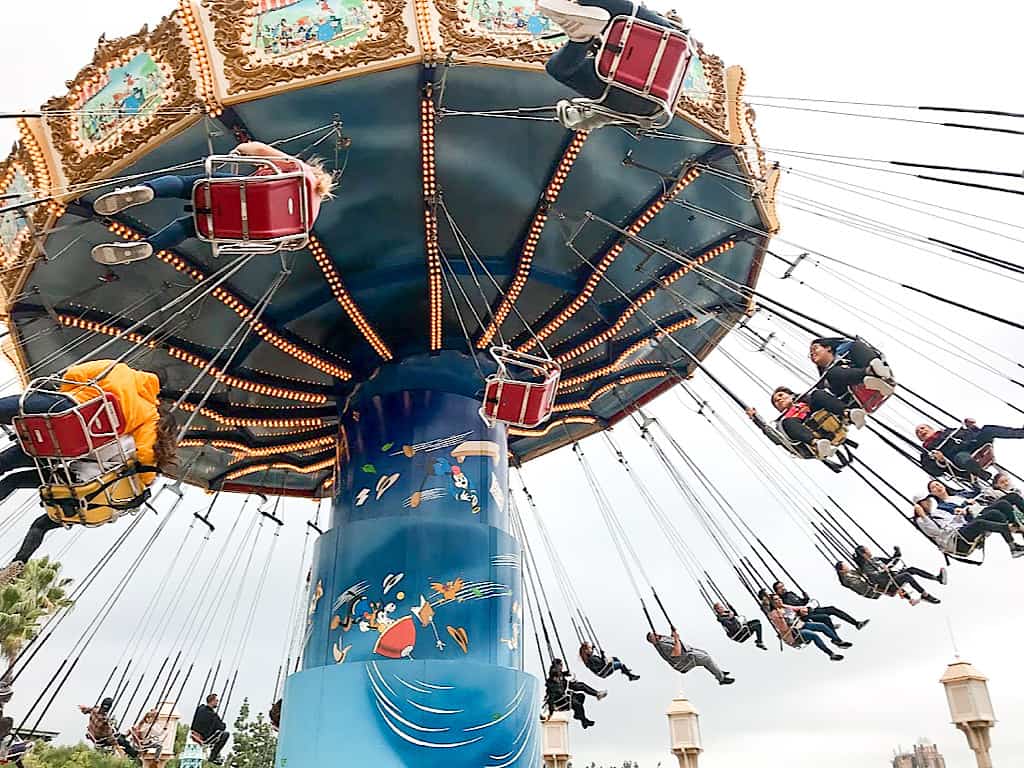 Silly Symphony Swings at Disney California Adventure