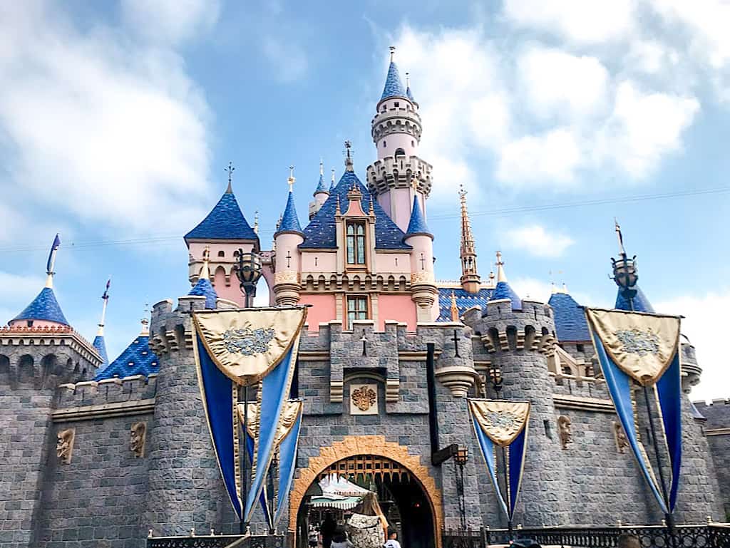 Sleeping Beauty Castle at Disneyland in California