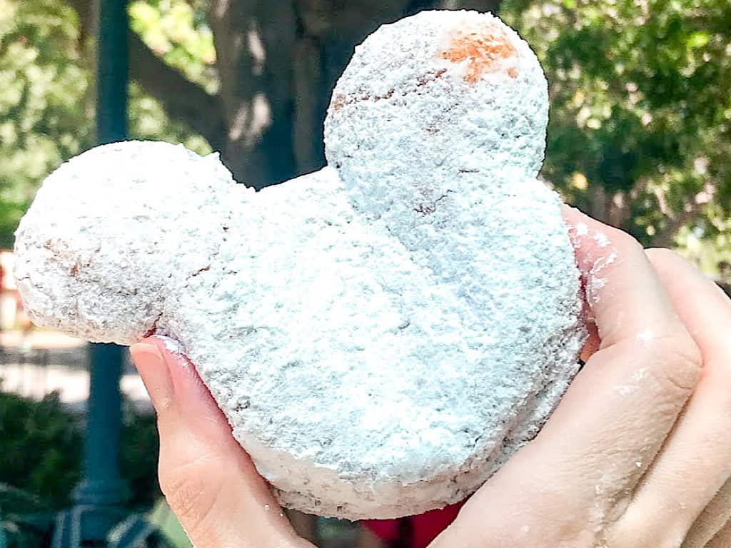 Mickey Beignet from Mint Julep Bar at Disneyland