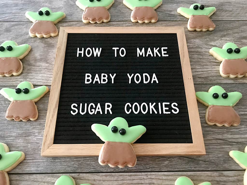 How to Make Baby Yoda Sugar Cookies