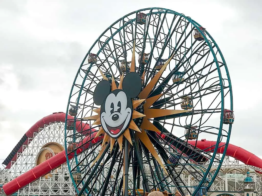 Pixar Pal Around ferris wheel at Disneyland California Adventure