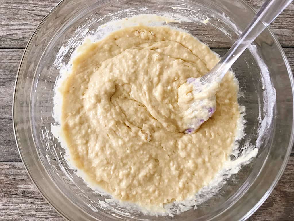 Banana Cream Muffin Batter