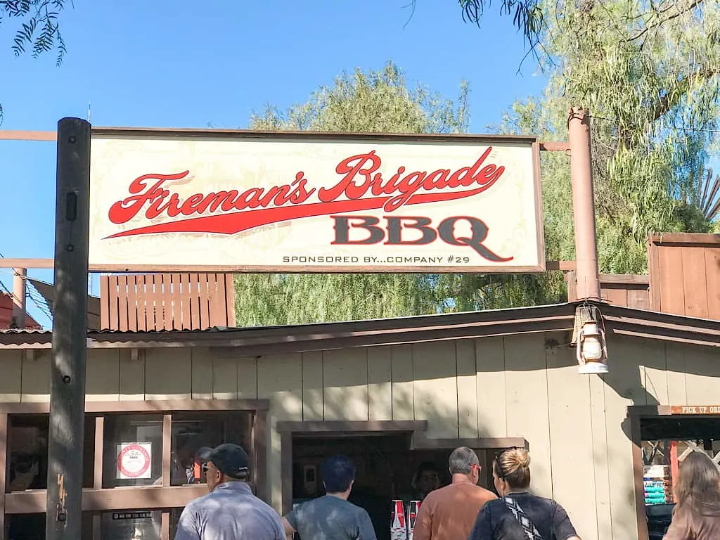 Fireman's BBQ Restaurant at Knott's Berry Farm