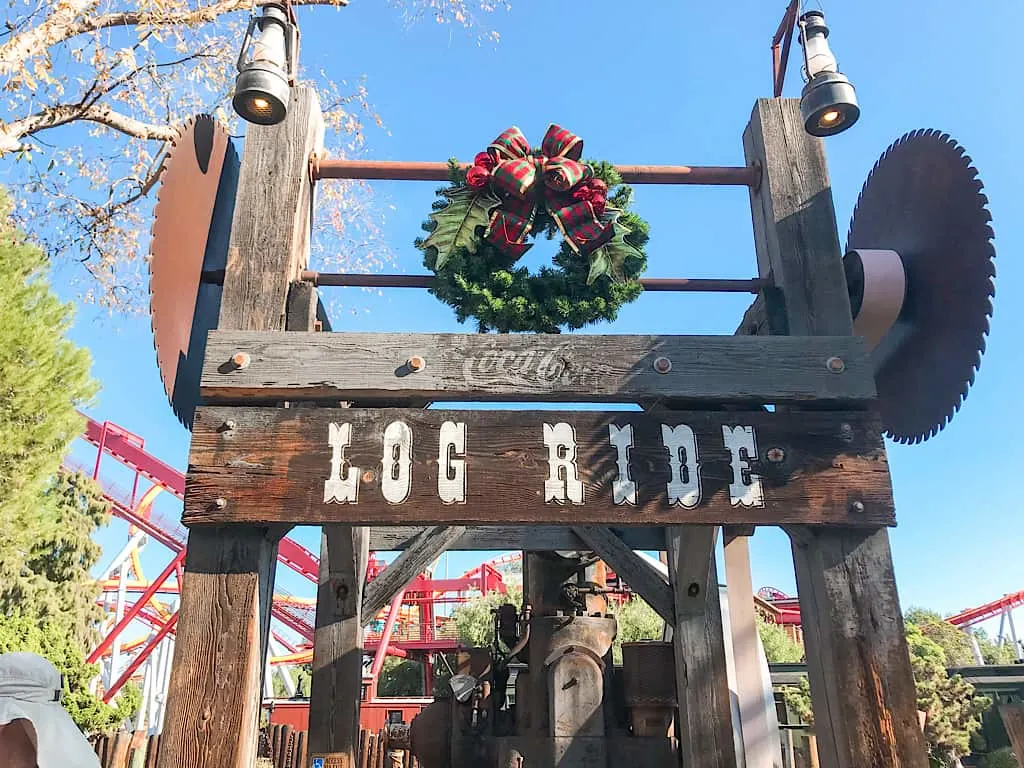 Log Ride for kids at Knott's Berry Farm