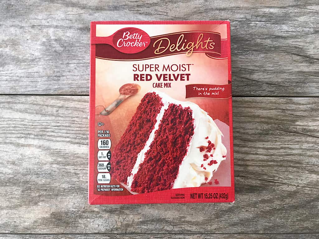 Betty crocker red velvet cake mix to make waffles